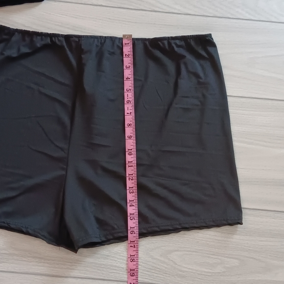 Women One-Shoulder Solid Color Straps Comfortable Elastic Shorts Two-Pieces - Picture 13 of 14